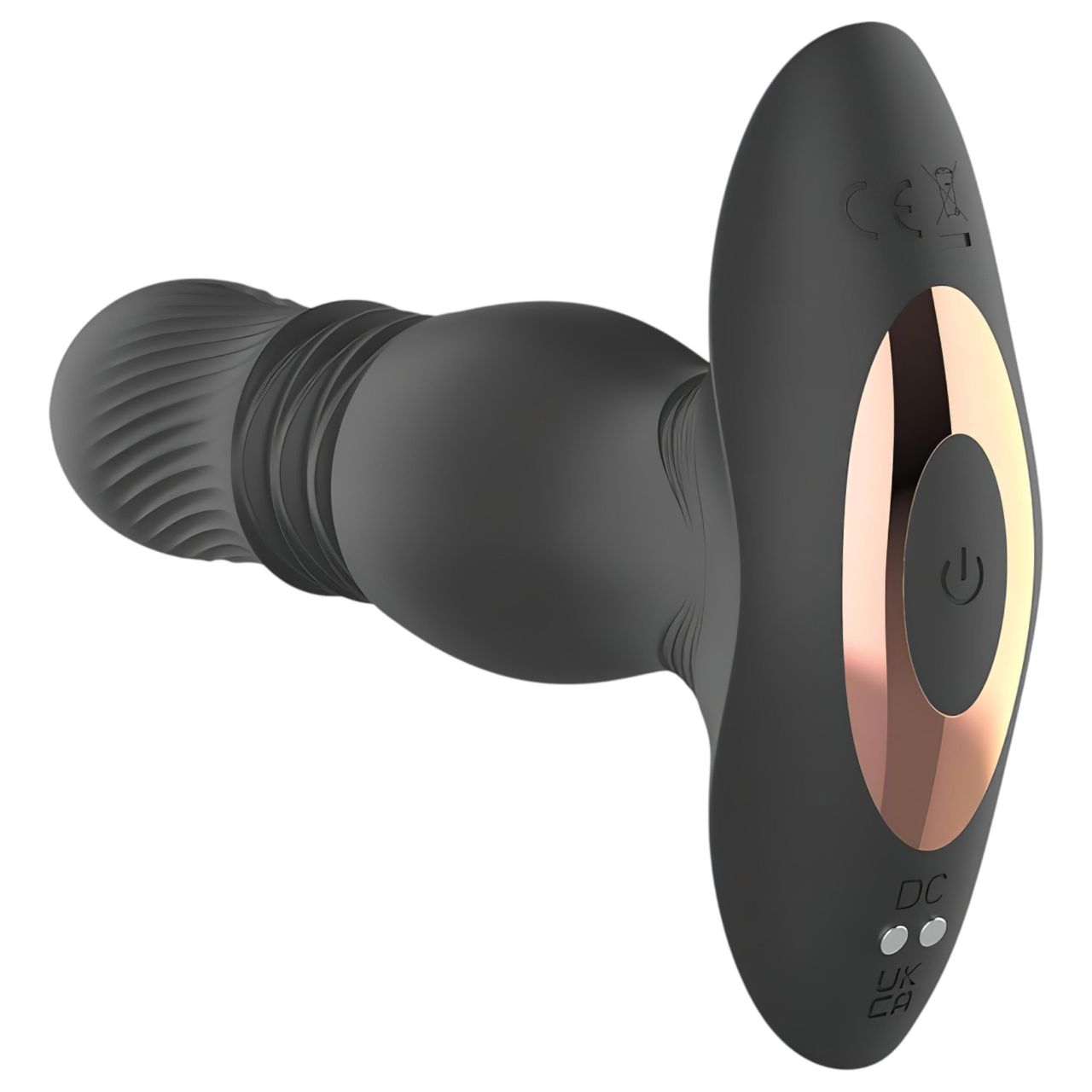 Aixiasia Roy - akkus, rádiós lökő anál vibrátor (fekete) Aixiasia Roy - akkus, rádiós lökő anál vibrátor (fekete)