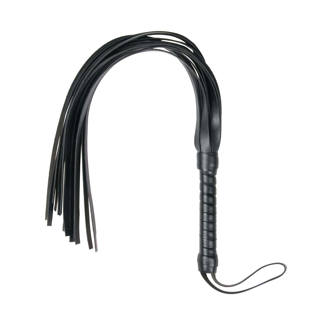 Easytoys Flogger - puha műbőr korbács (fekete) Easytoys Flogger - puha műbőr korbács (fekete)