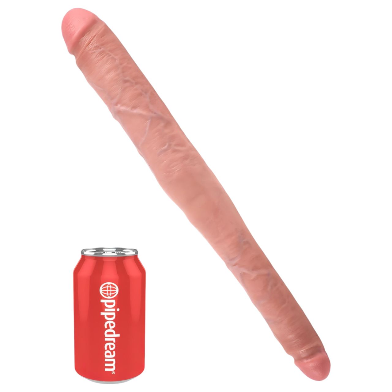King Cock 16 Tapered - élethű dupla dildó (41cm) - natúr King Cock 16 Tapered - élethű dupla dildó (41cm) - natúr