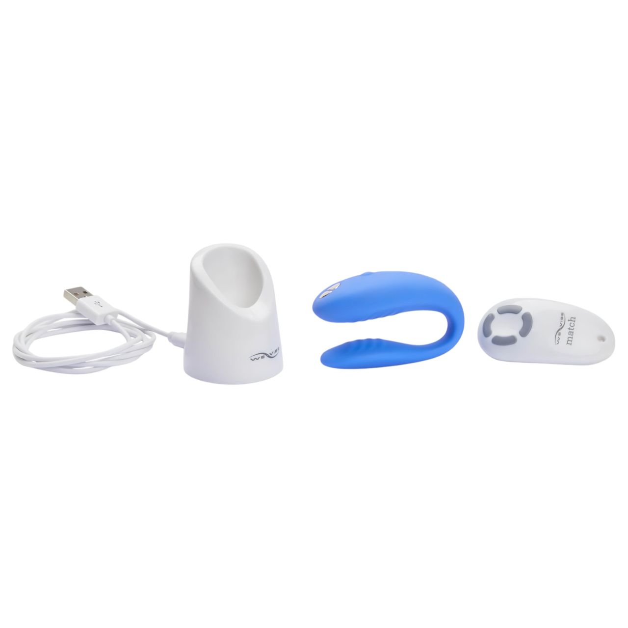 We-Vibe Match - vízálló, akkus párvibrátor (kék) We-Vibe Match - vízálló, akkus párvibrátor (kék)