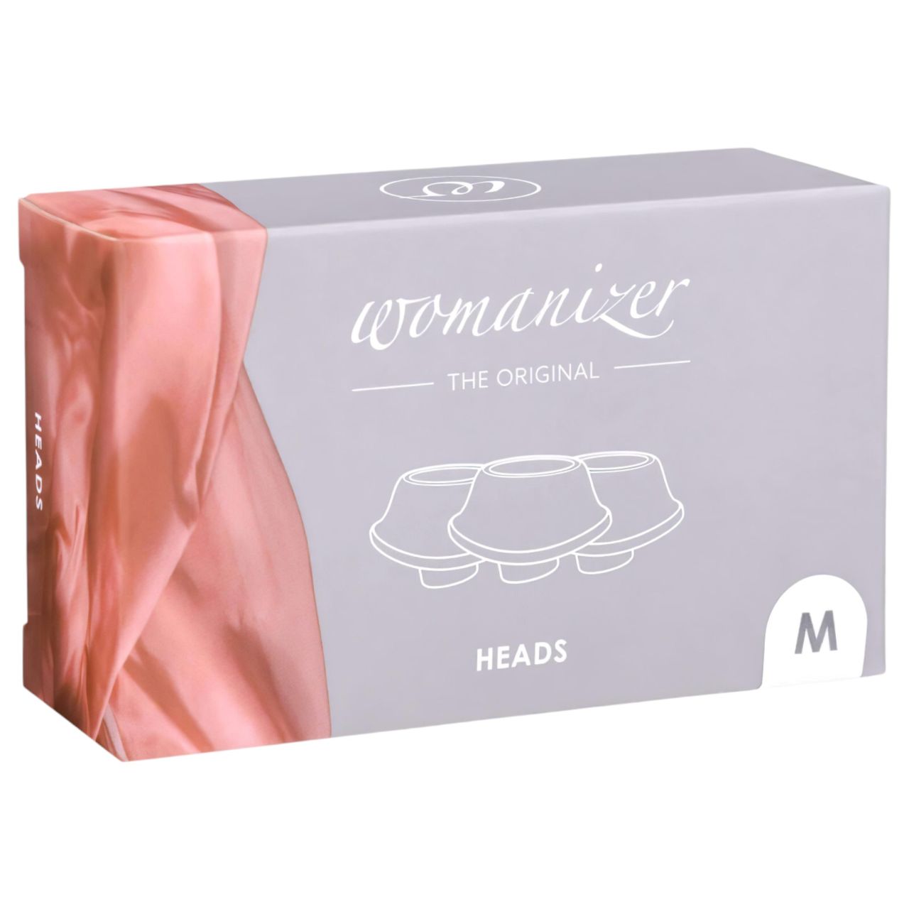 Womanizer Premium M - pótszívóharang szett - fehér (3db) Womanizer Premium M - pótszívóharang szett - fehér (3db)