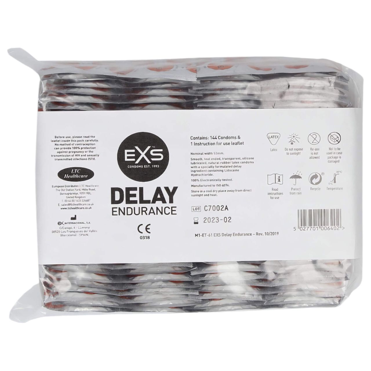 EXS Delay - latex óvszer (12db) EXS Delay - latex óvszer (12db)