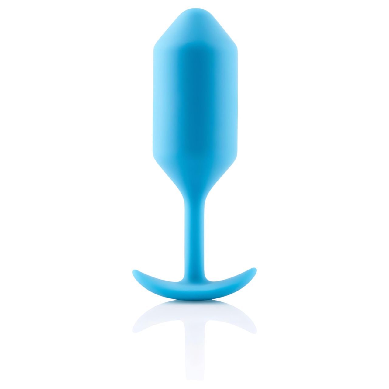 b-vibe Snug Plug 3 - dupla golyós anál plug (180g) - kék b-vibe Snug Plug 3 - dupla golyós anál plug (180g) - kék