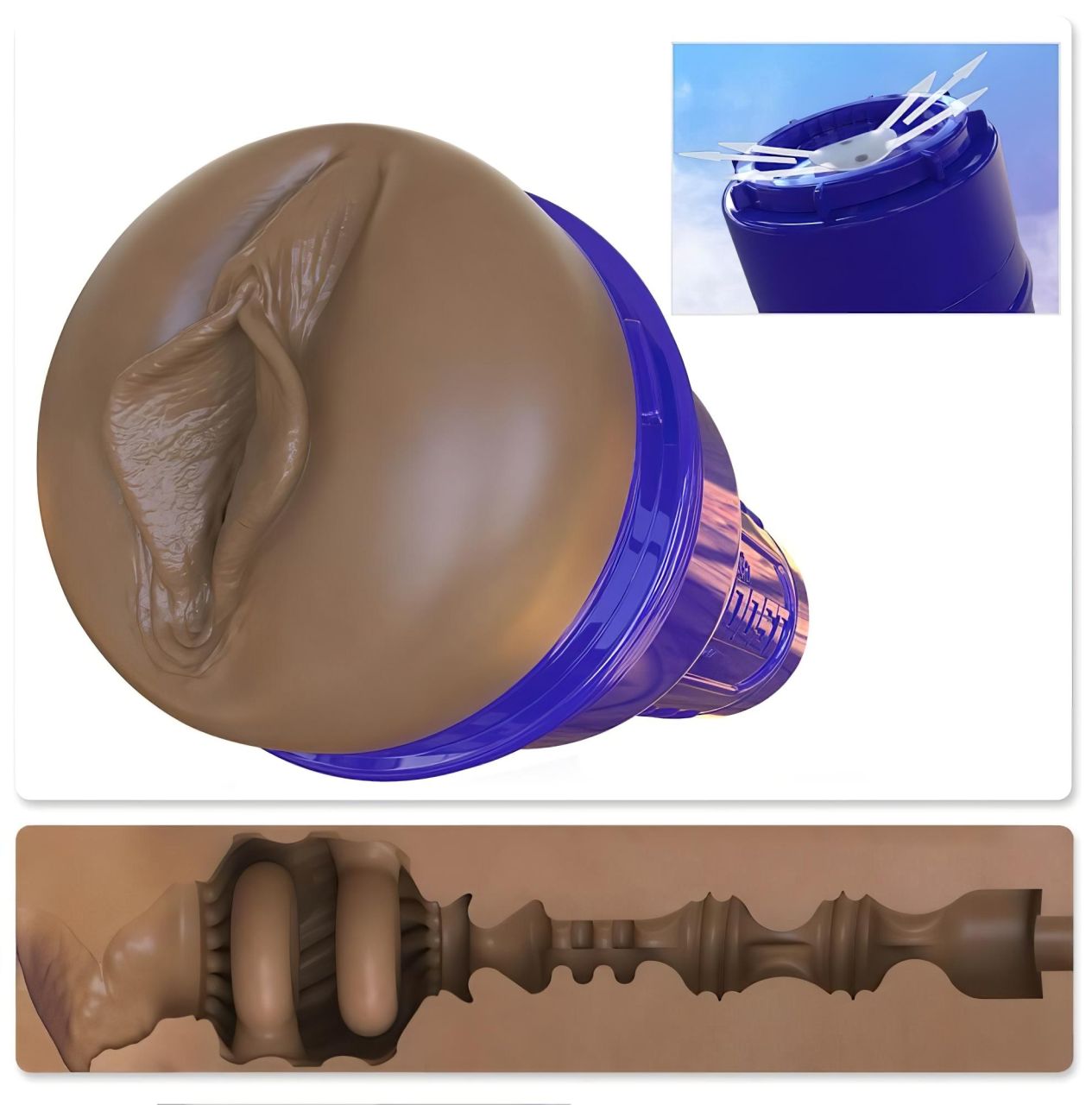 Fleshlight Boost Bang - élethű műpunci maszturbátor (barna) Fleshlight Boost Bang - élethű műpunci maszturbátor (barna)