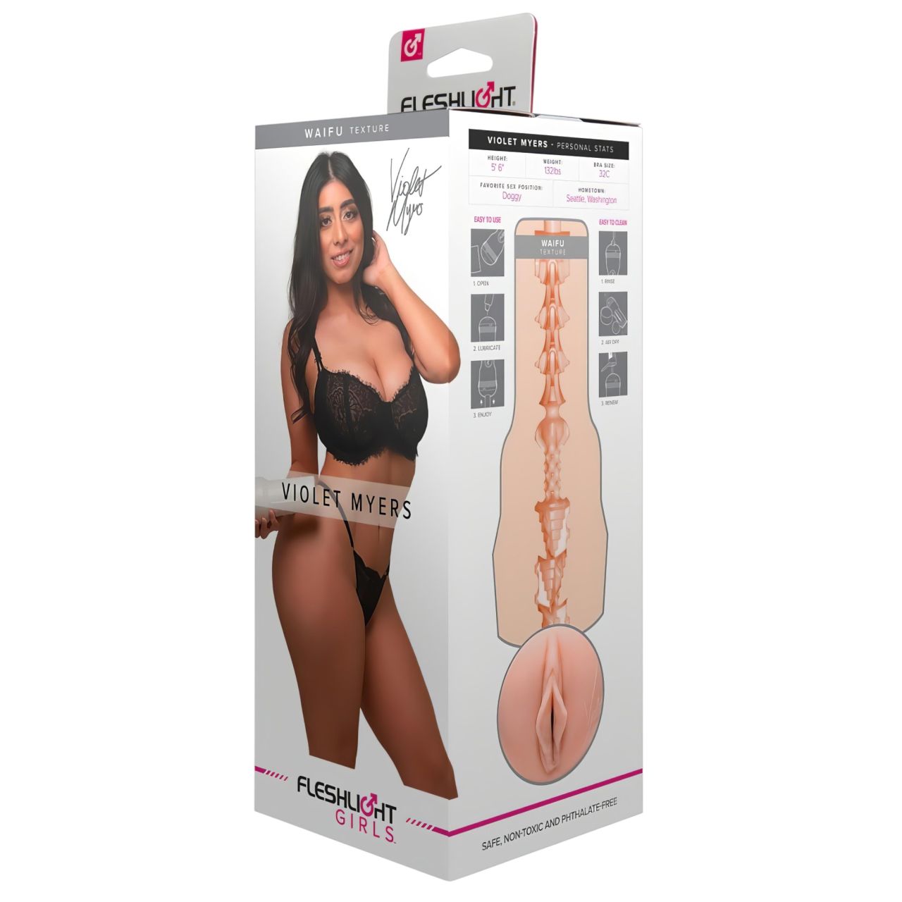Fleshlight Violet Myers Waifu - élethű műpunci (natúr) Fleshlight Violet Myers Waifu - élethű műpunci (natúr)