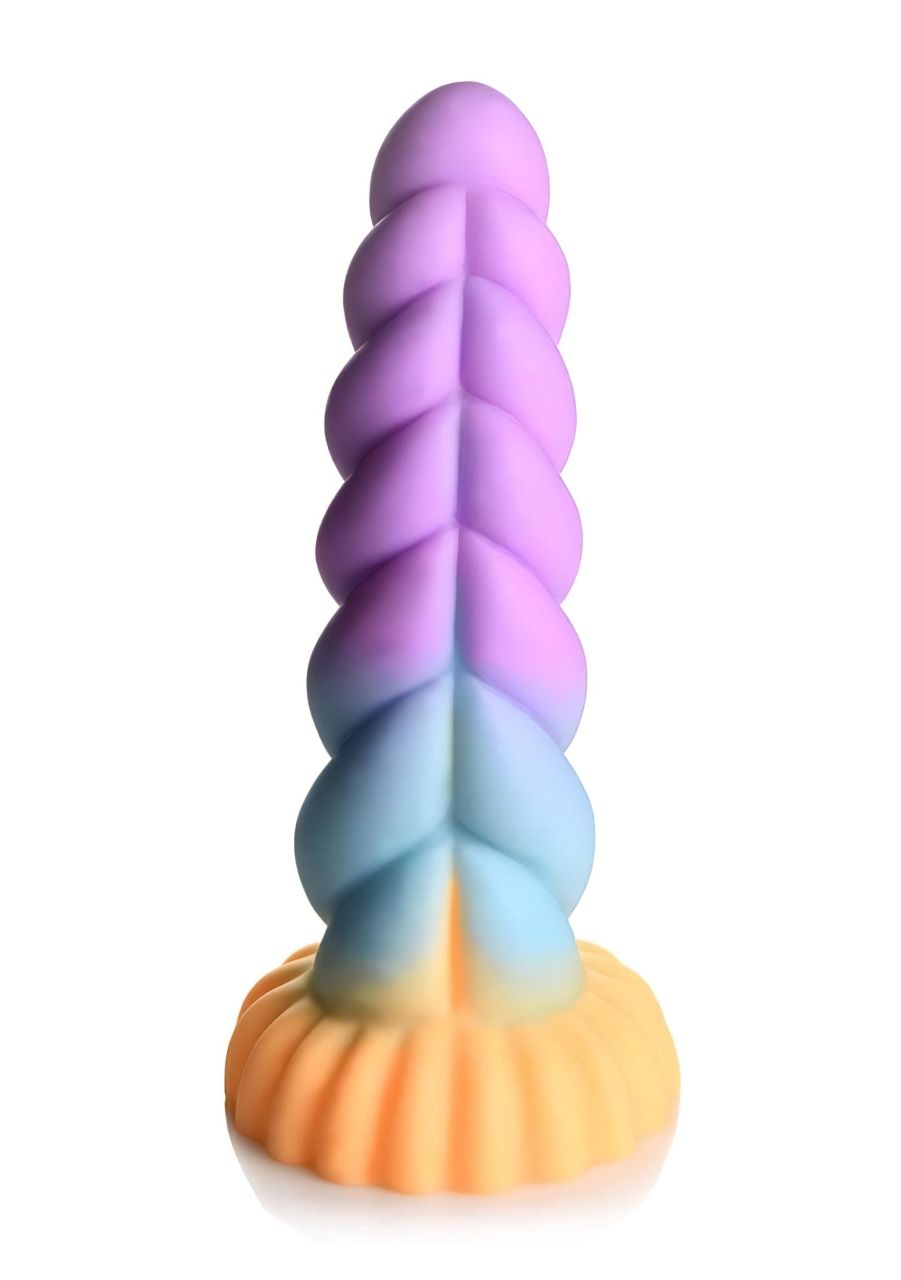 Creature Cocks Mystique - unikornis dildó - 21cm (lila-sárga) Creature Cocks Mystique - unikornis dildó - 21cm (lila-sárga)