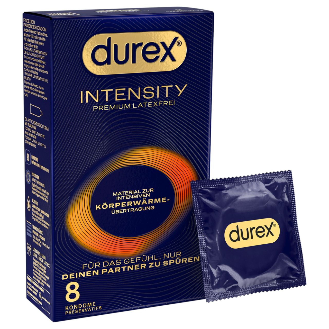 Durex Intensity - vékony, latexmentes óvszer (8db) Durex Intensity - vékony, latexmentes óvszer (8db)