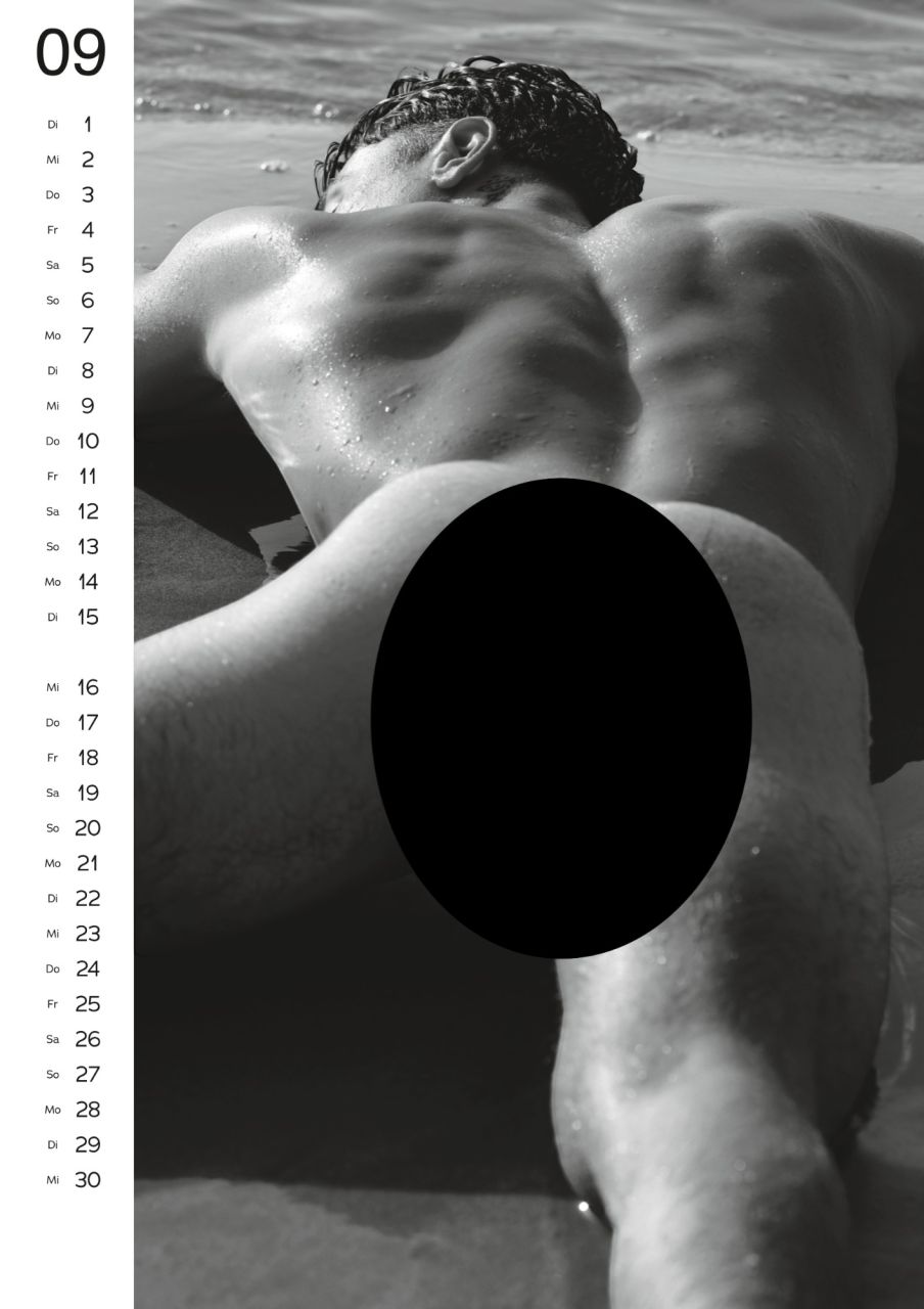 Akt férfi naptár - 2026