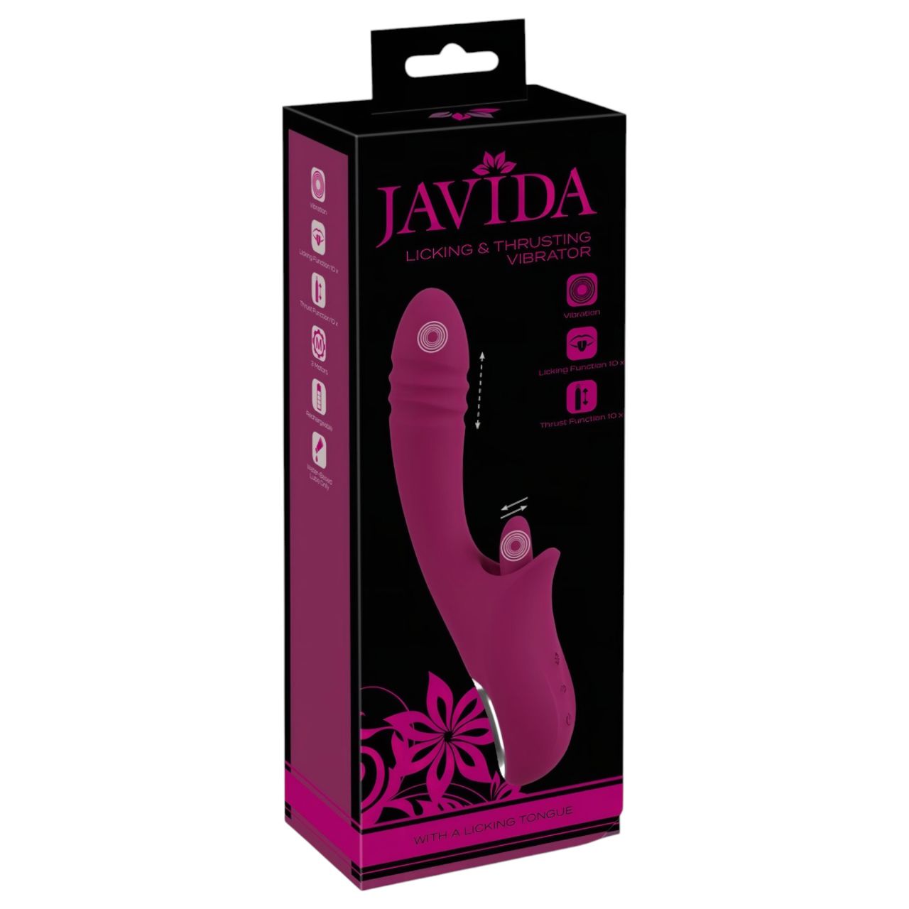 Javida Licking & Thrusting - nyelves lökő vibrátor (lila) Javida Licking & Thrusting - nyelves lökő vibrátor (lila)