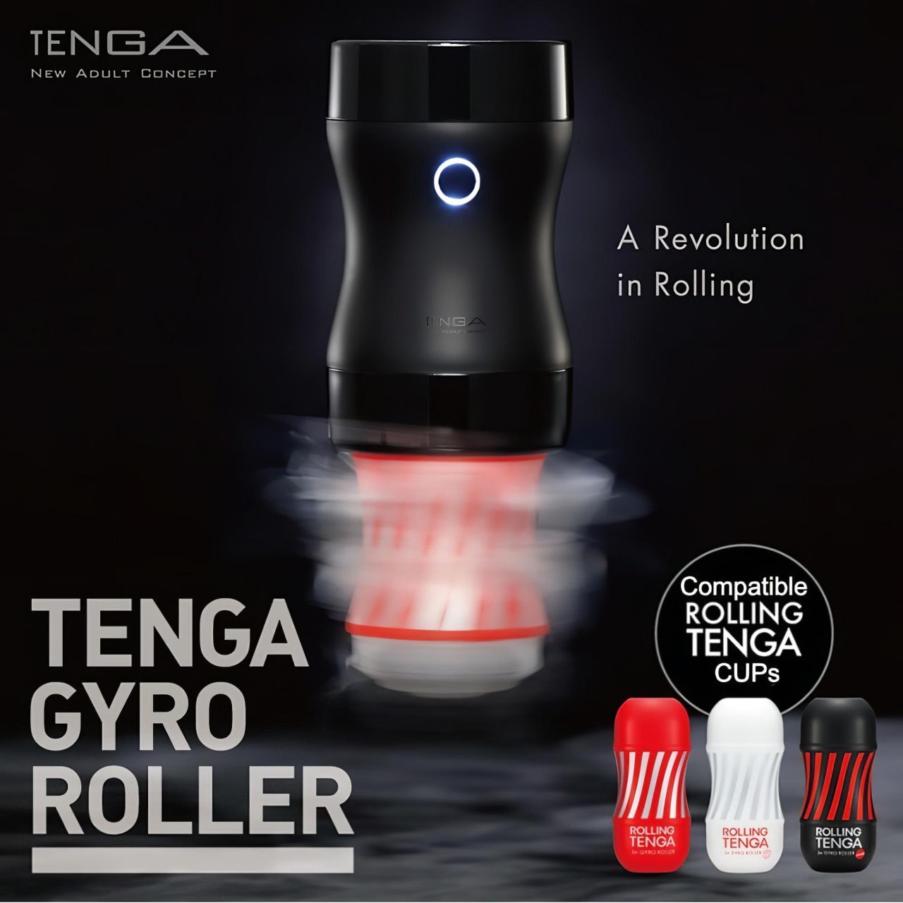 / TENGA Rolling Strong - kézi maszturbátor / TENGA Rolling Strong - kézi maszturbátor