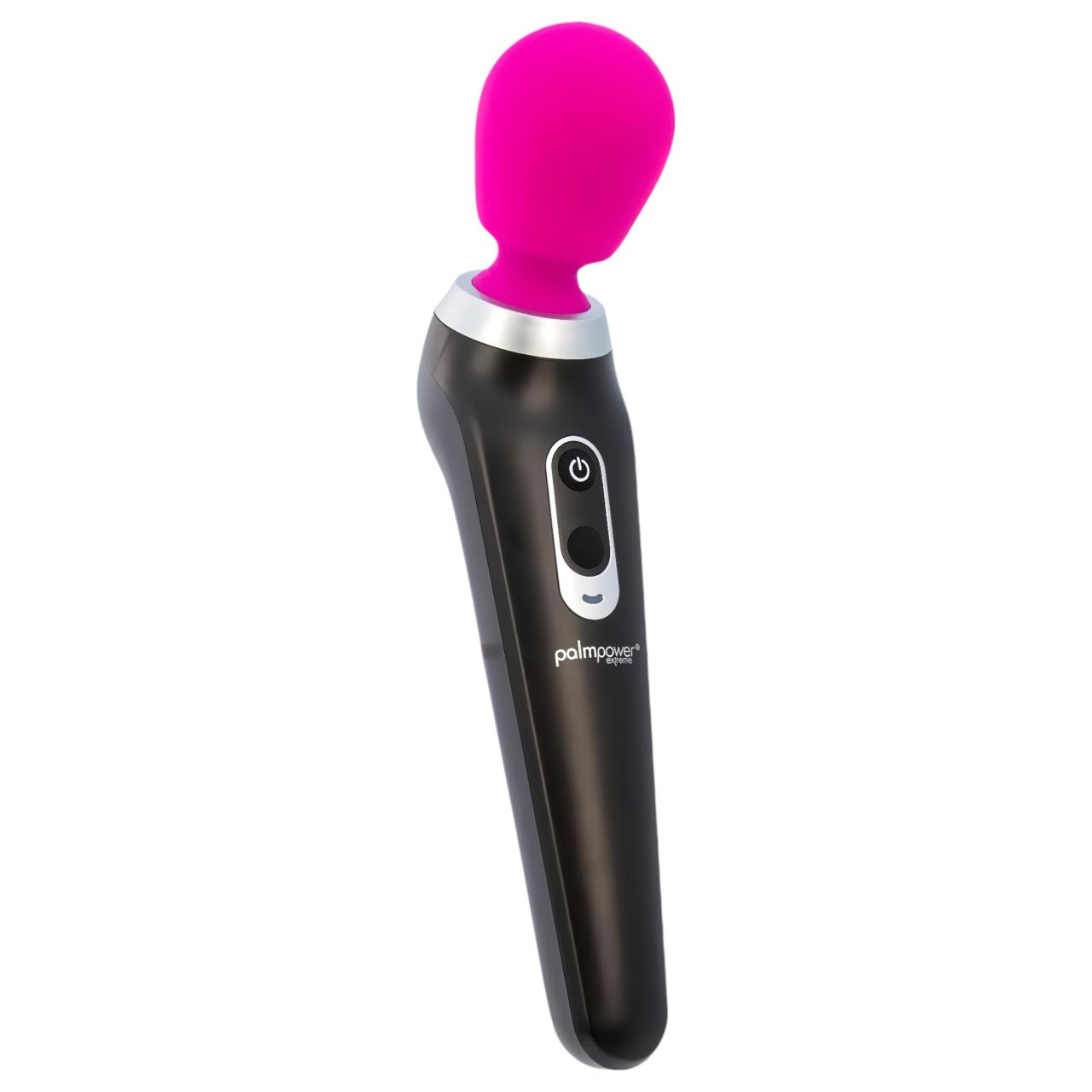 PalmPower Extreme Wand - akkus masszírozó vibrátor (pink-fekete) PalmPower Extreme Wand - akkus masszírozó vibrátor (pink-fekete)