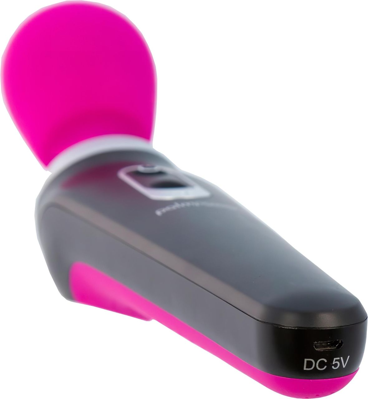 PalmPower Extreme Wand - akkus masszírozó vibrátor (pink-fekete) PalmPower Extreme Wand - akkus masszírozó vibrátor (pink-fekete)