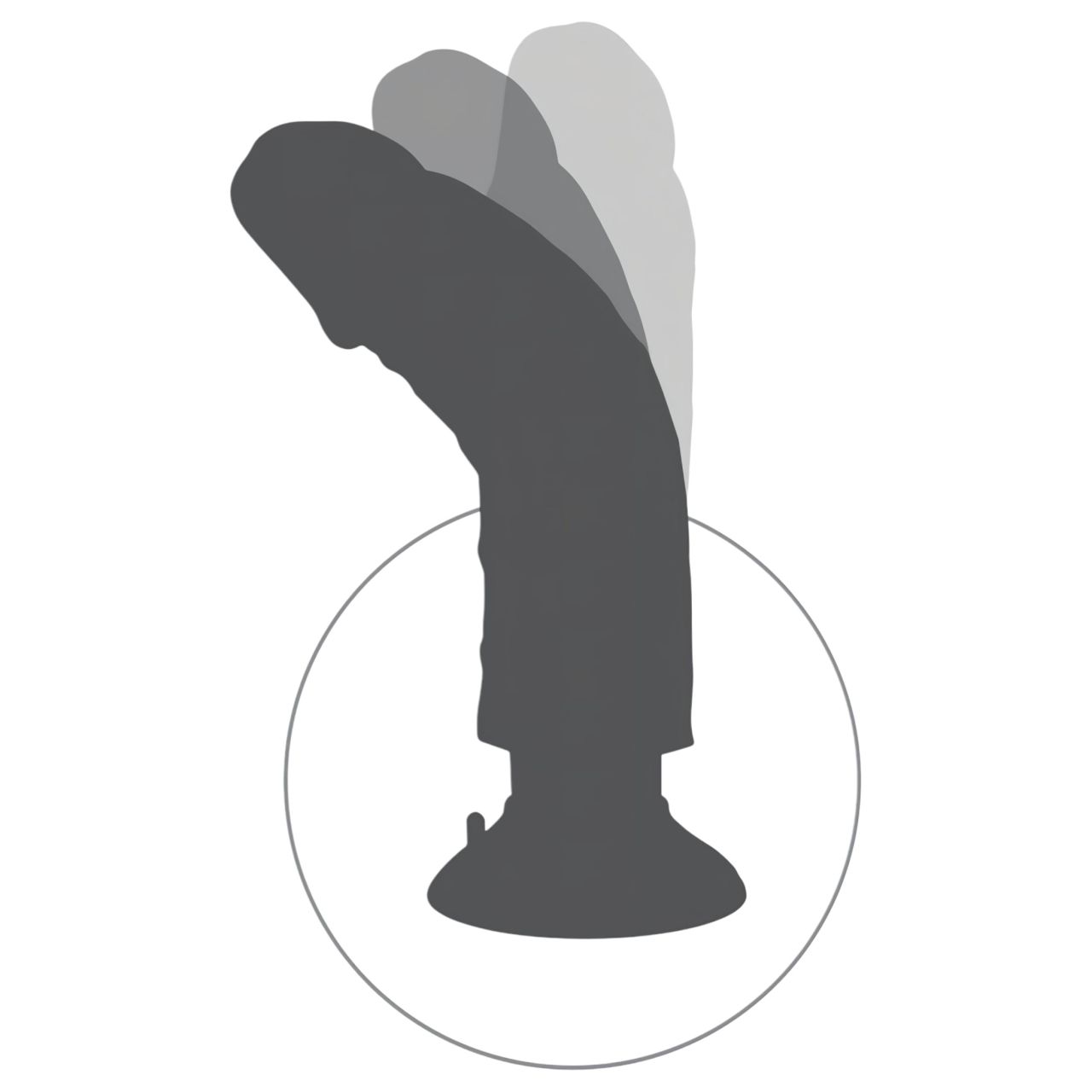 King Cock 8 - hajlítható, élethű vibrátor (25cm) King Cock 8 - hajlítható, élethű vibrátor (25cm)