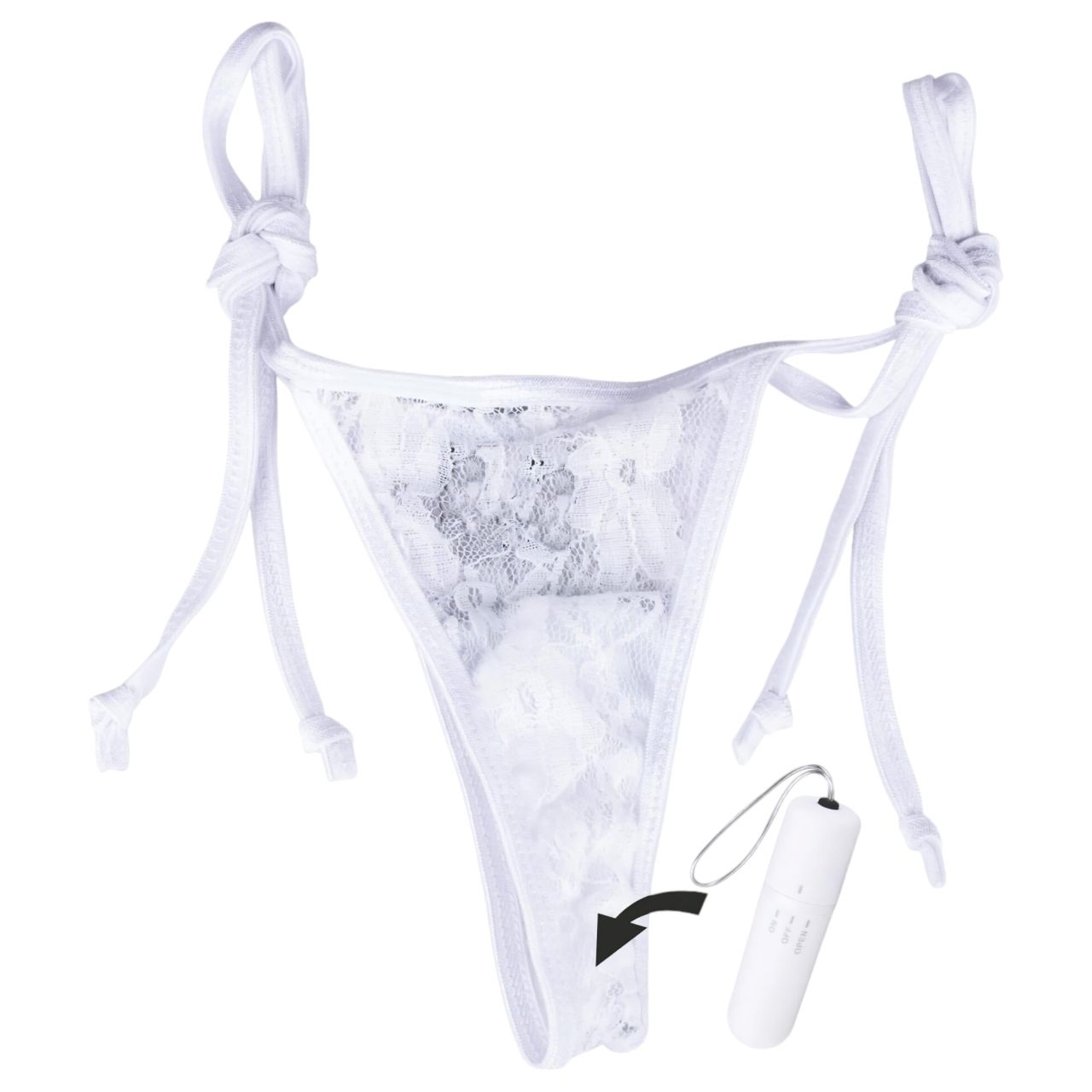 / MySecret Screaming Pant - rádiós vibrációs bugyi - fehér (S-L) / MySecret Screaming Pant - rádiós vibrációs bugyi - fehér (S-L)