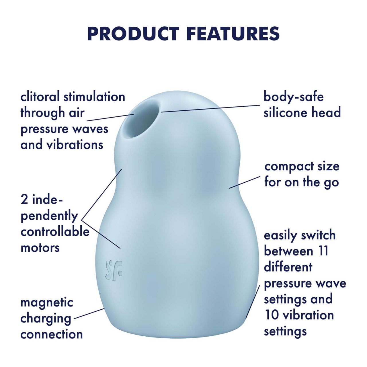 / Satisfyer Pro To Go 1 - léghullámos csiklóizgató (kék) / Satisfyer Pro To Go 1 - léghullámos csiklóizgató (kék)