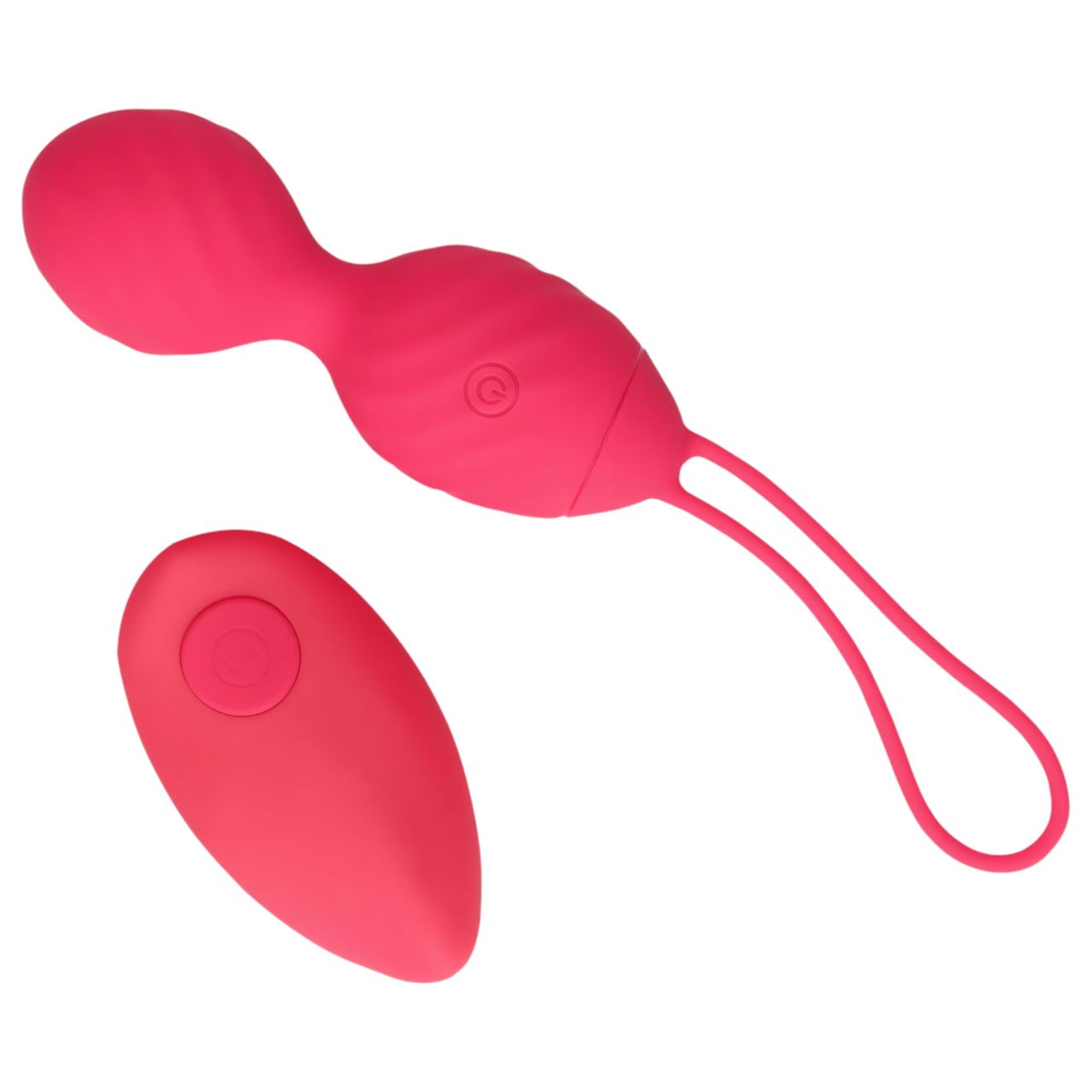 Loveline - barázdált vibrációs gésagolyó (pink) Loveline - barázdált vibrációs gésagolyó (pink)