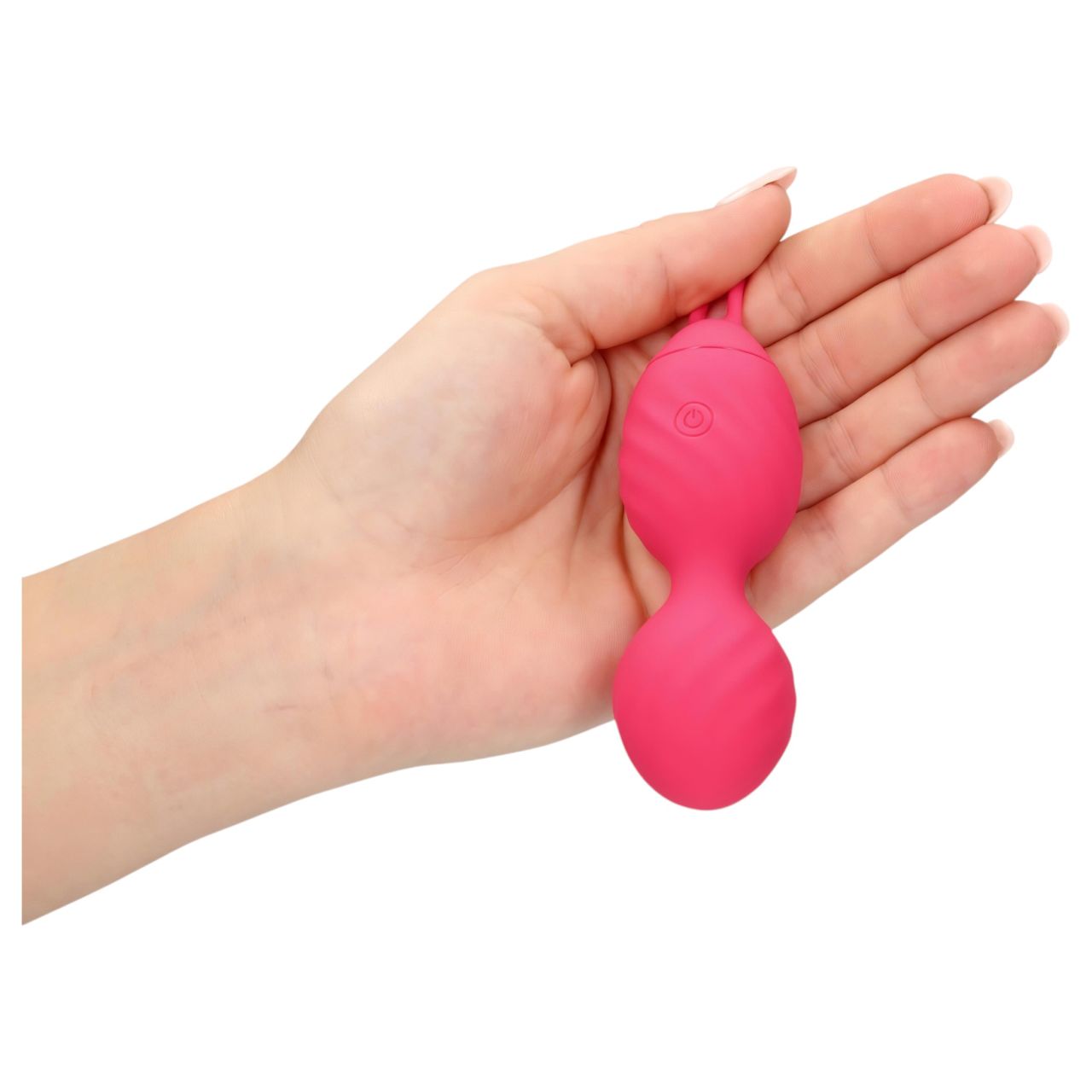 Loveline - barázdált vibrációs gésagolyó (pink) Loveline - barázdált vibrációs gésagolyó (pink)