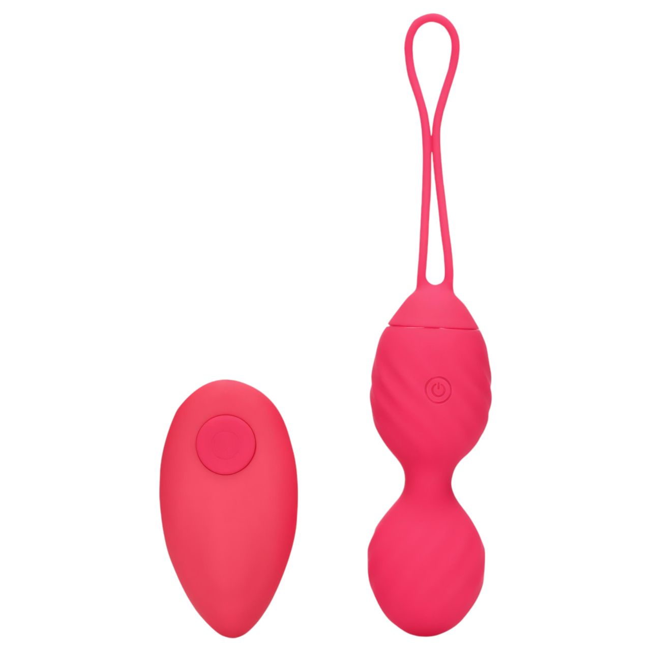 Loveline - barázdált vibrációs gésagolyó (pink) Loveline - barázdált vibrációs gésagolyó (pink)