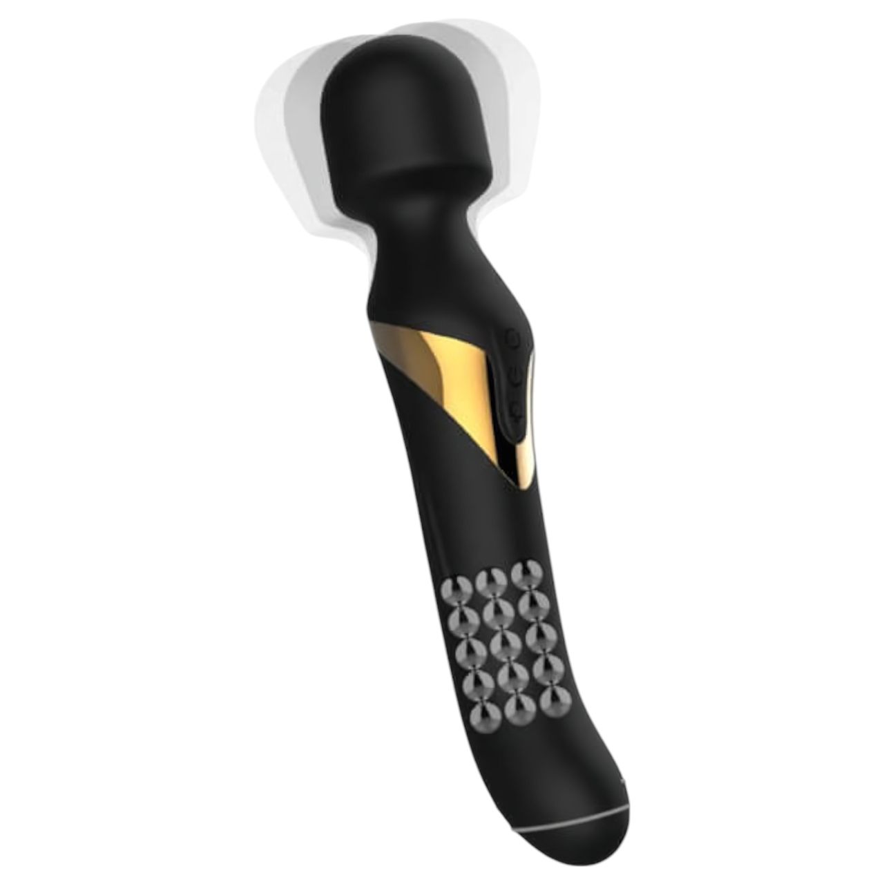 Dorcel Dual Orgasms Gold - 2in1 masszírozó vibrátor (fekete) Dorcel Dual Orgasms Gold - 2in1 masszírozó vibrátor (fekete)