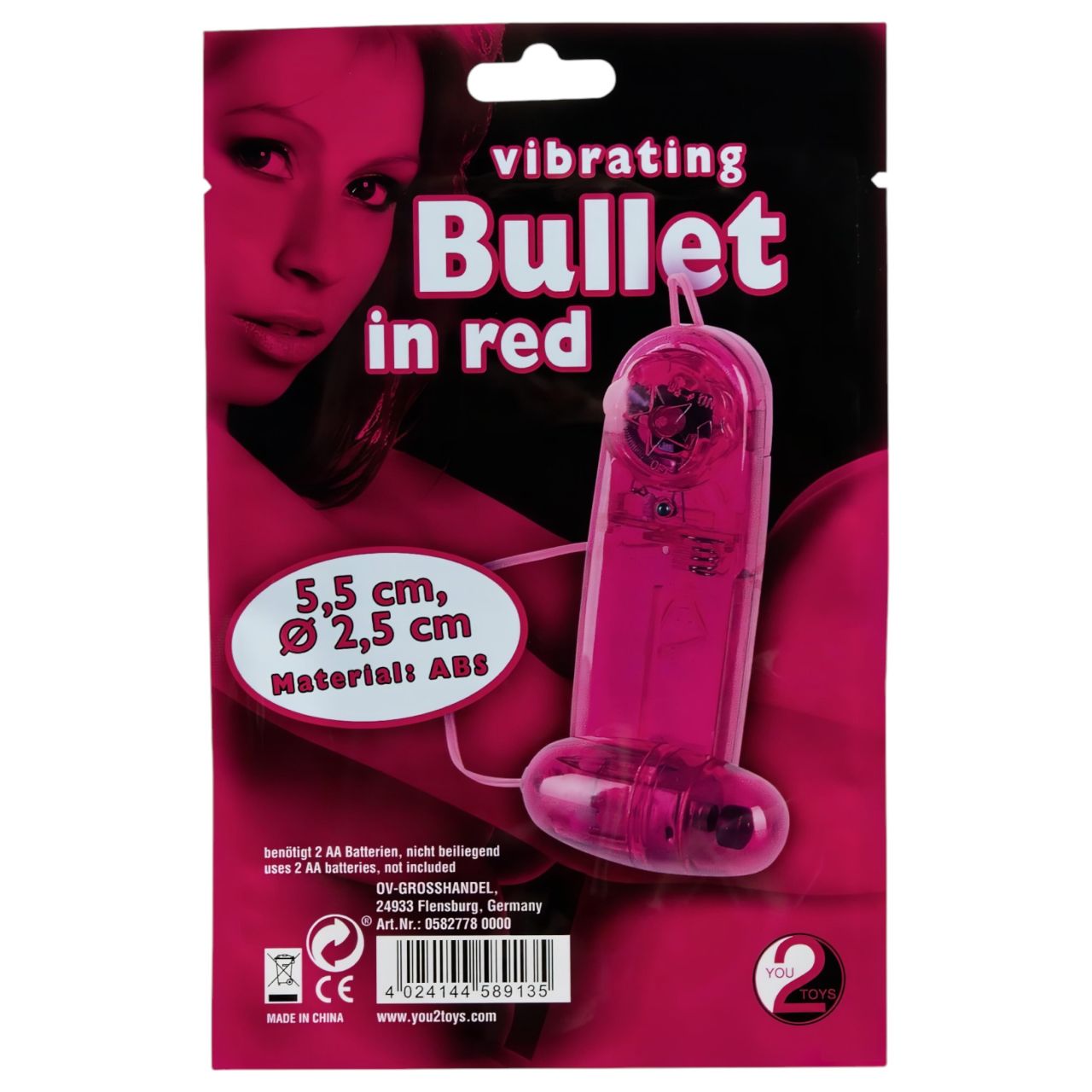 You2Toys - vibrotojás (piros)