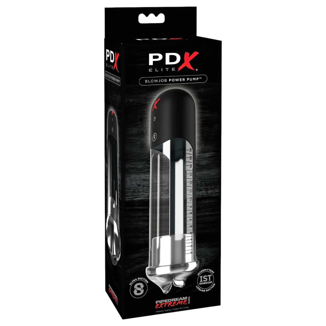 PDX Blowjob - automata péniszpumpa ajkakkal (fekete) PDX Blowjob - automata péniszpumpa ajkakkal (fekete)