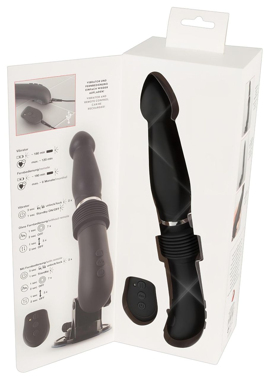 You2Toys - RC Fucking Machine - akkus lökő vibrátor (fekete) You2Toys - RC Fucking Machine - akkus lökő vibrátor (fekete)