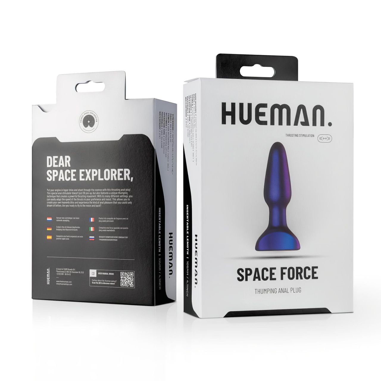 Hueman Space Force - vízálló, lökő anál vibrátor (lila) Hueman Space Force - vízálló, lökő anál vibrátor (lila)
