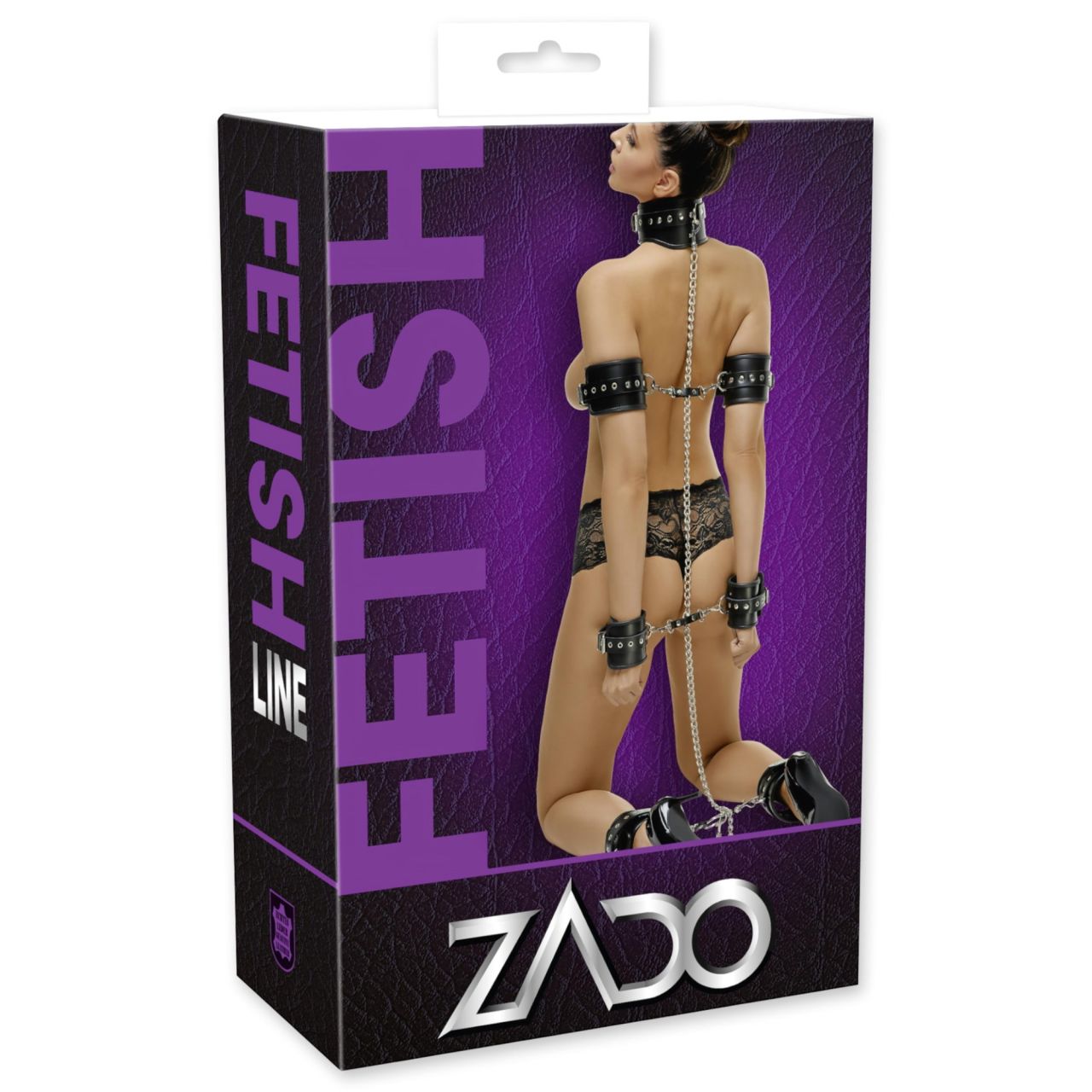 / ZADO - bőr komplett kötöző bilincs szett (fekete) / ZADO - bőr komplett kötöző bilincs szett (fekete)