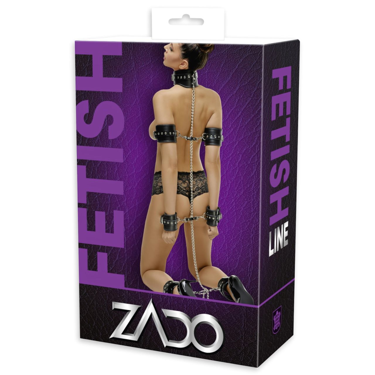 / ZADO - bőr komplett kötöző bilincs szett (fekete) / ZADO - bőr komplett kötöző bilincs szett (fekete)