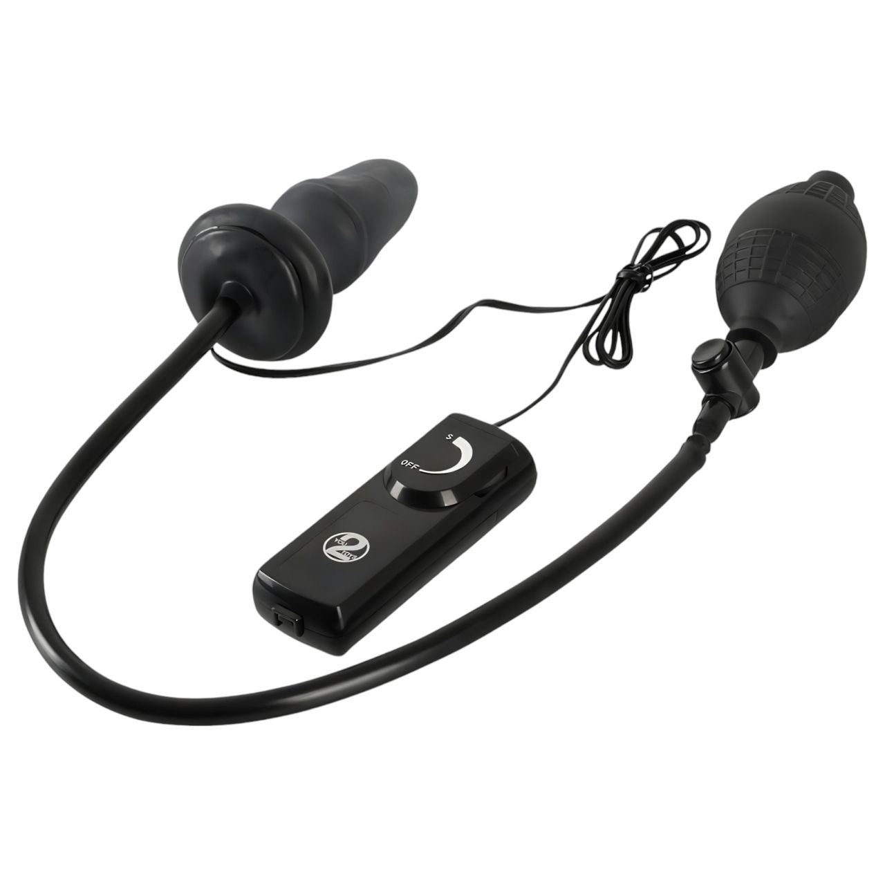 You2Toys - pumpálható anál vibrátor (fekete) You2Toys - pumpálható anál vibrátor (fekete)