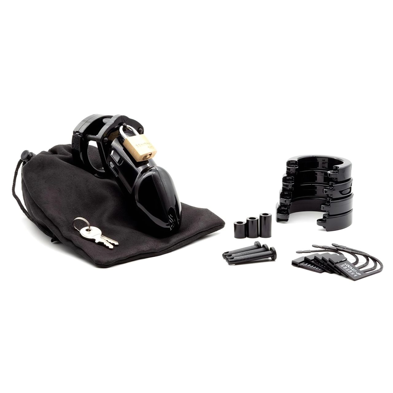 CB-6000 CB-X - luxus pénisz ketrec lakattal (fekete) CB-6000 CB-X - luxus pénisz ketrec lakattal (fekete)