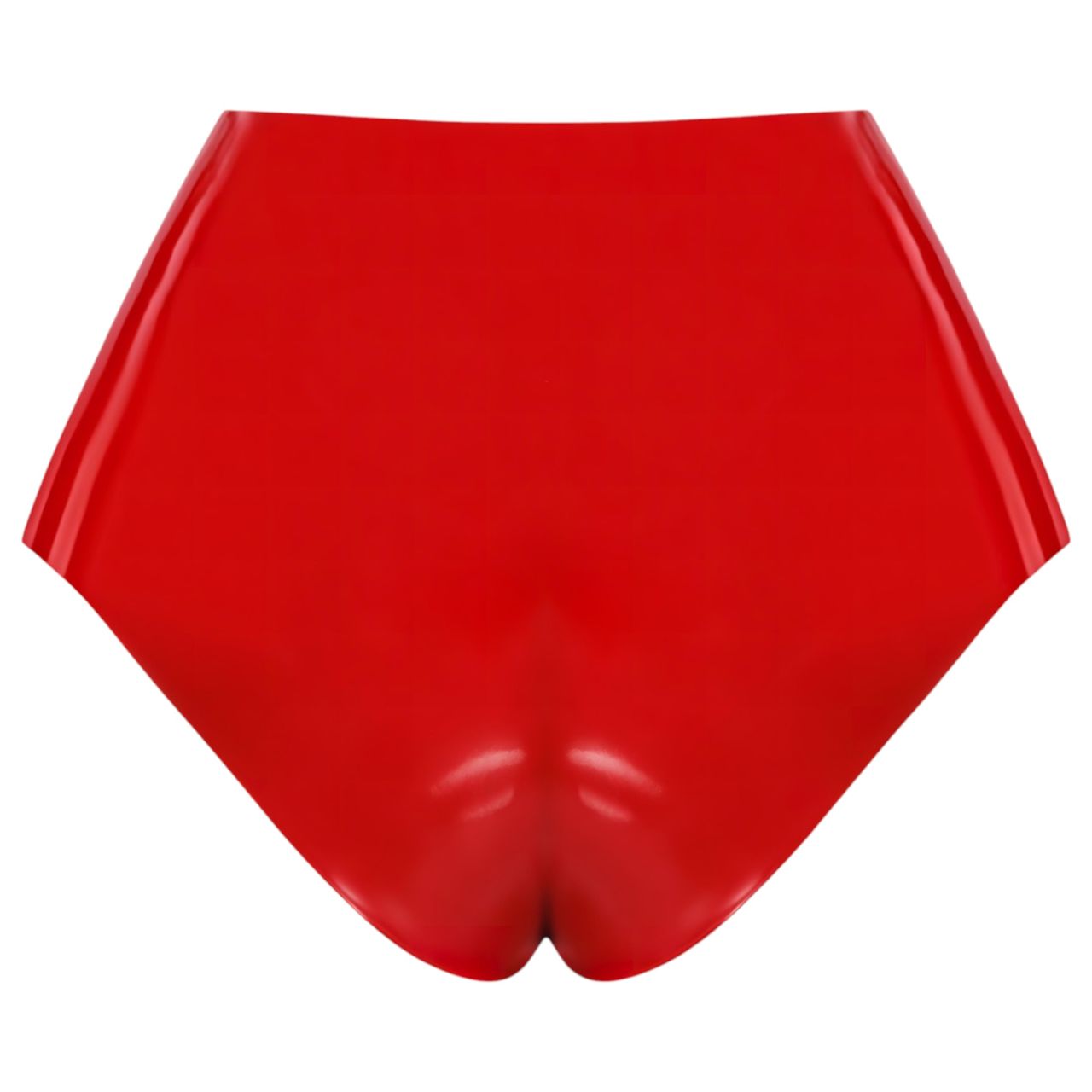 LATEX - alsó élethű dildóval (piros)