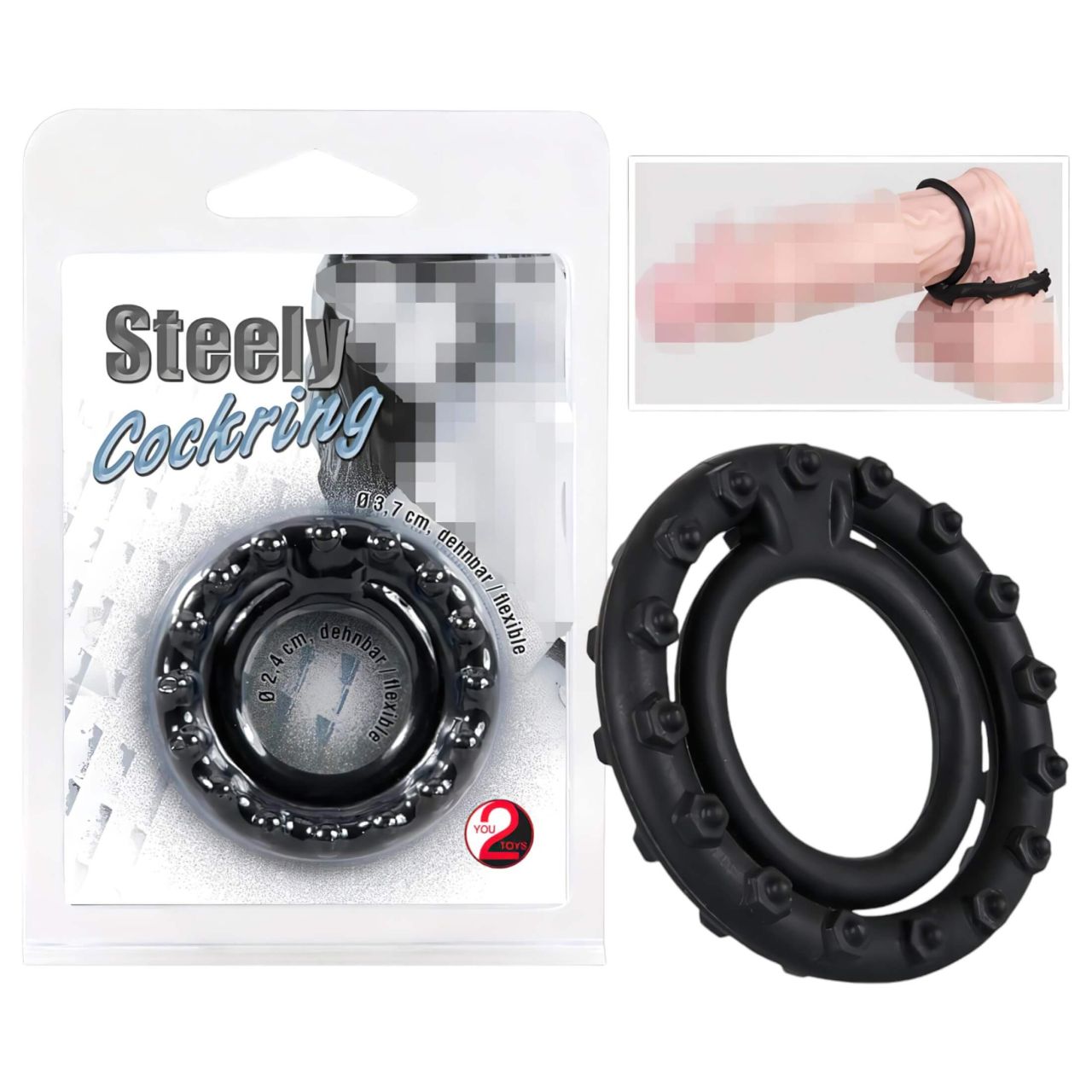 You2Toys - Steely pénisz-heregyűrű egyben You2Toys - Steely pénisz-heregyűrű egyben