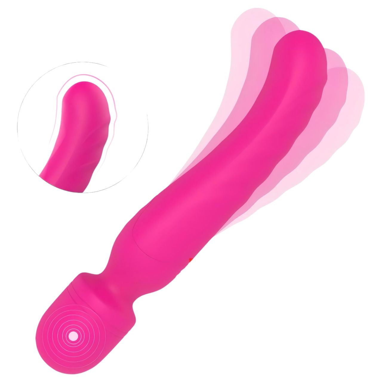 Vibes of Love Wand - akkus, melegítő, masszírozó vibrátor (pink) Vibes of Love Wand - akkus, melegítő, masszírozó vibrátor (pink)