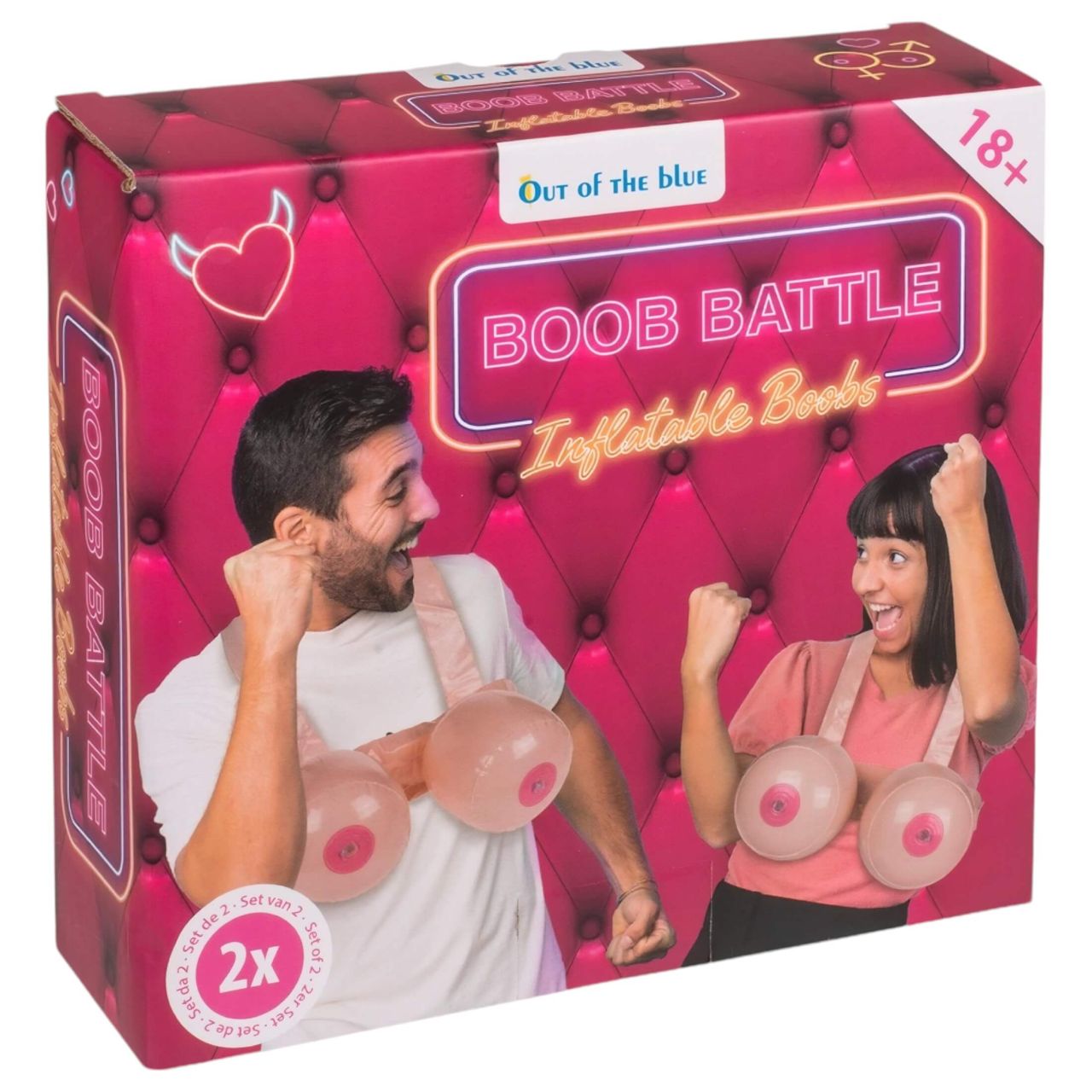 Boob Battle - felfújható felcsatolható cicicsata (natúr) Boob Battle - felfújható felcsatolható cicicsata (natúr)