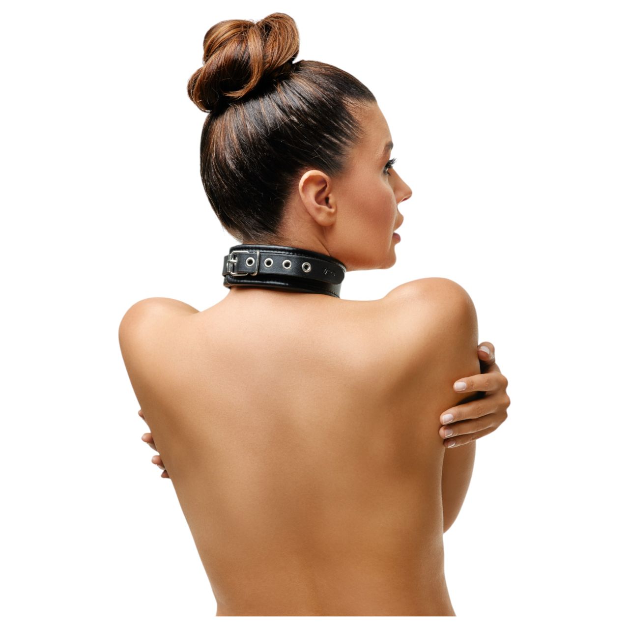 ZADO - bőr nyakpánt (fekete) ZADO - bőr nyakpánt (fekete)