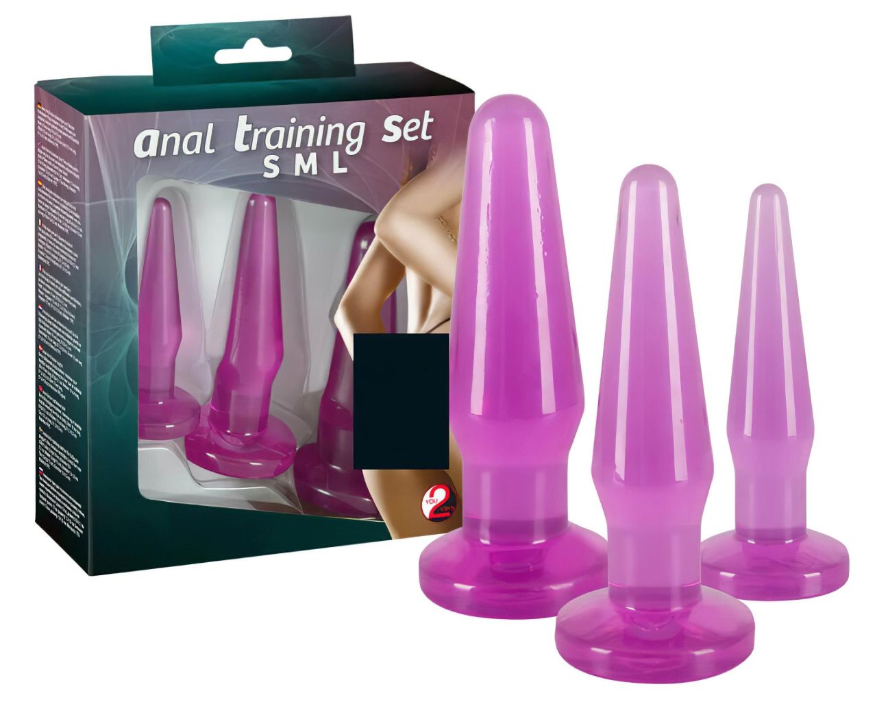 You2Toys - Anál tréning plug szett - 3db (lila) You2Toys - Anál tréning plug szett - 3db (lila)