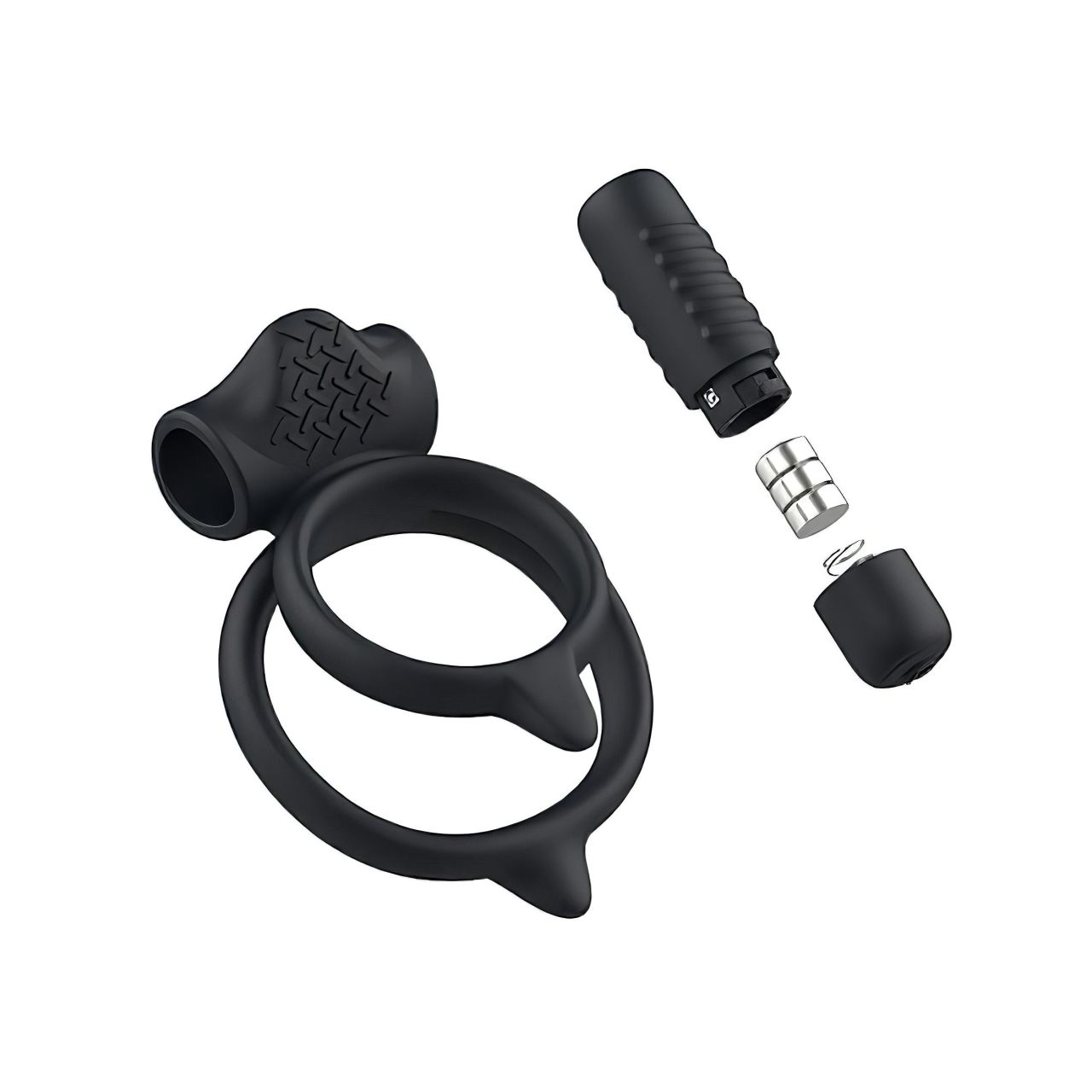 B SWISH Bcharmed DUO - vibrációs péniszgyűrű (fekete) B SWISH Bcharmed DUO - vibrációs péniszgyűrű (fekete)