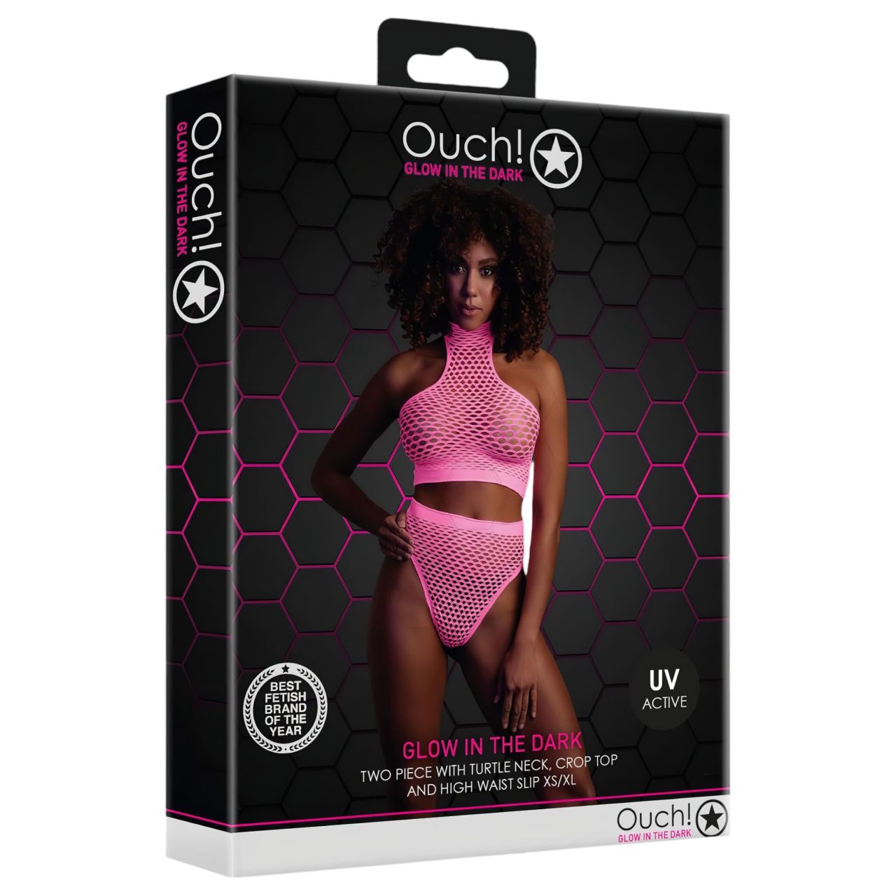 Ouch! - foszforeszkáló fehérnemű szett (pink) Ouch! - foszforeszkáló fehérnemű szett (pink)