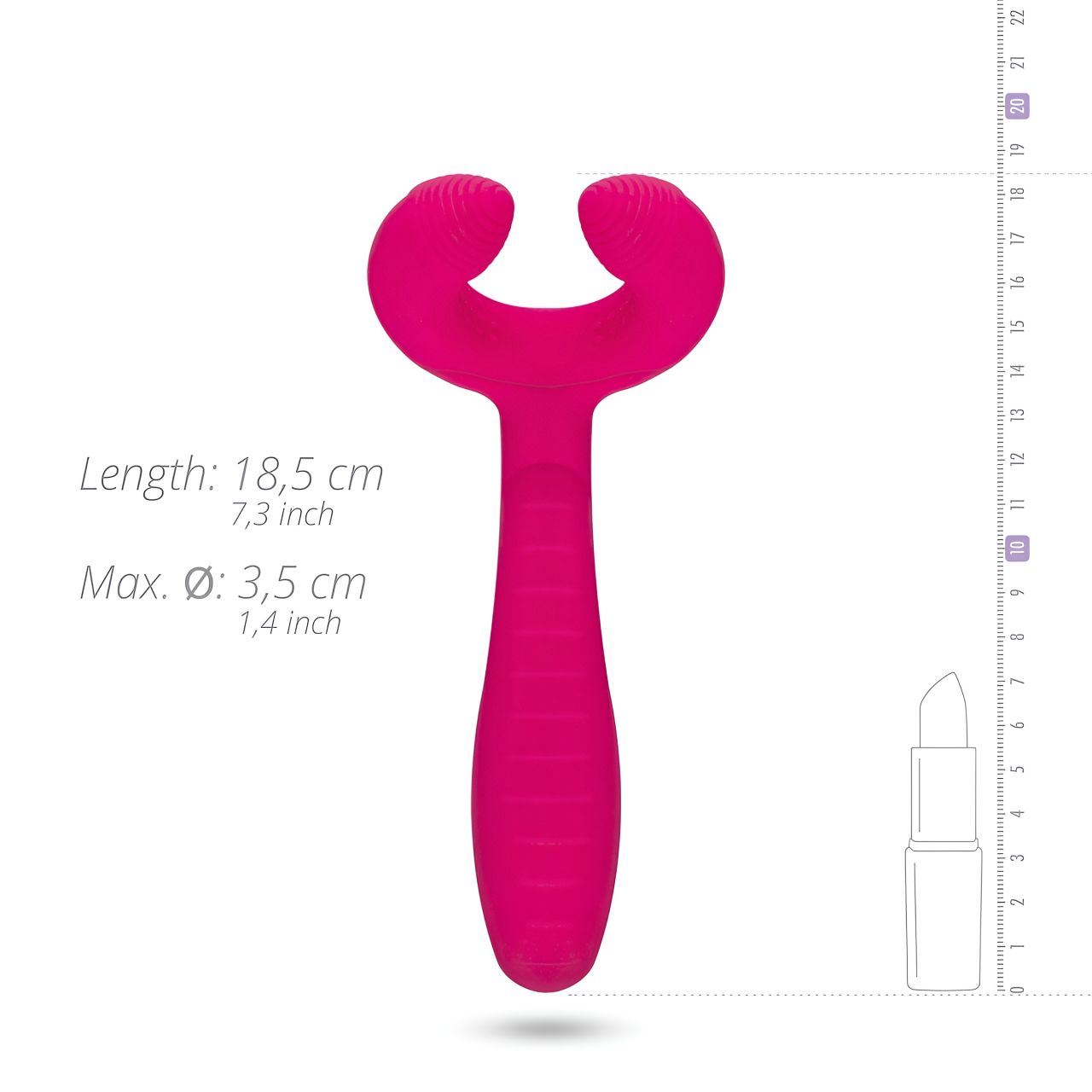 Easytoys Couple - akkus, vízálló párvibrátor (pink) Easytoys Couple - akkus, vízálló párvibrátor (pink)
