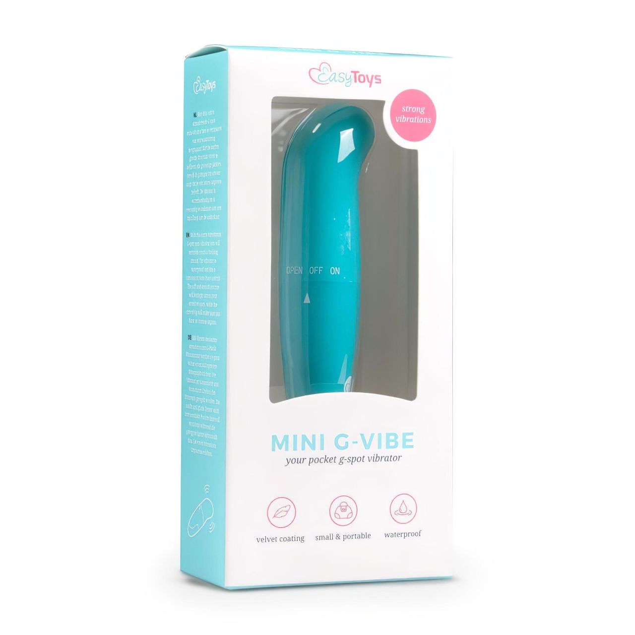 EasyToys Mini G-Vibe - G-pont vibrátor (kék) EasyToys Mini G-Vibe - G-pont vibrátor (kék)