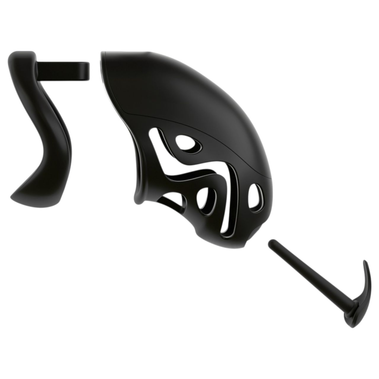 You2Toys - péniszketrec péniszpluggal (fekete) You2Toys - péniszketrec péniszpluggal (fekete)