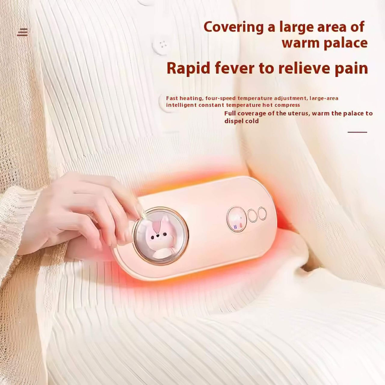 HappyPet Comfort – Menstruációs masszírozó öv (fehér) HappyPet Comfort – Menstruációs masszírozó öv (fehér)