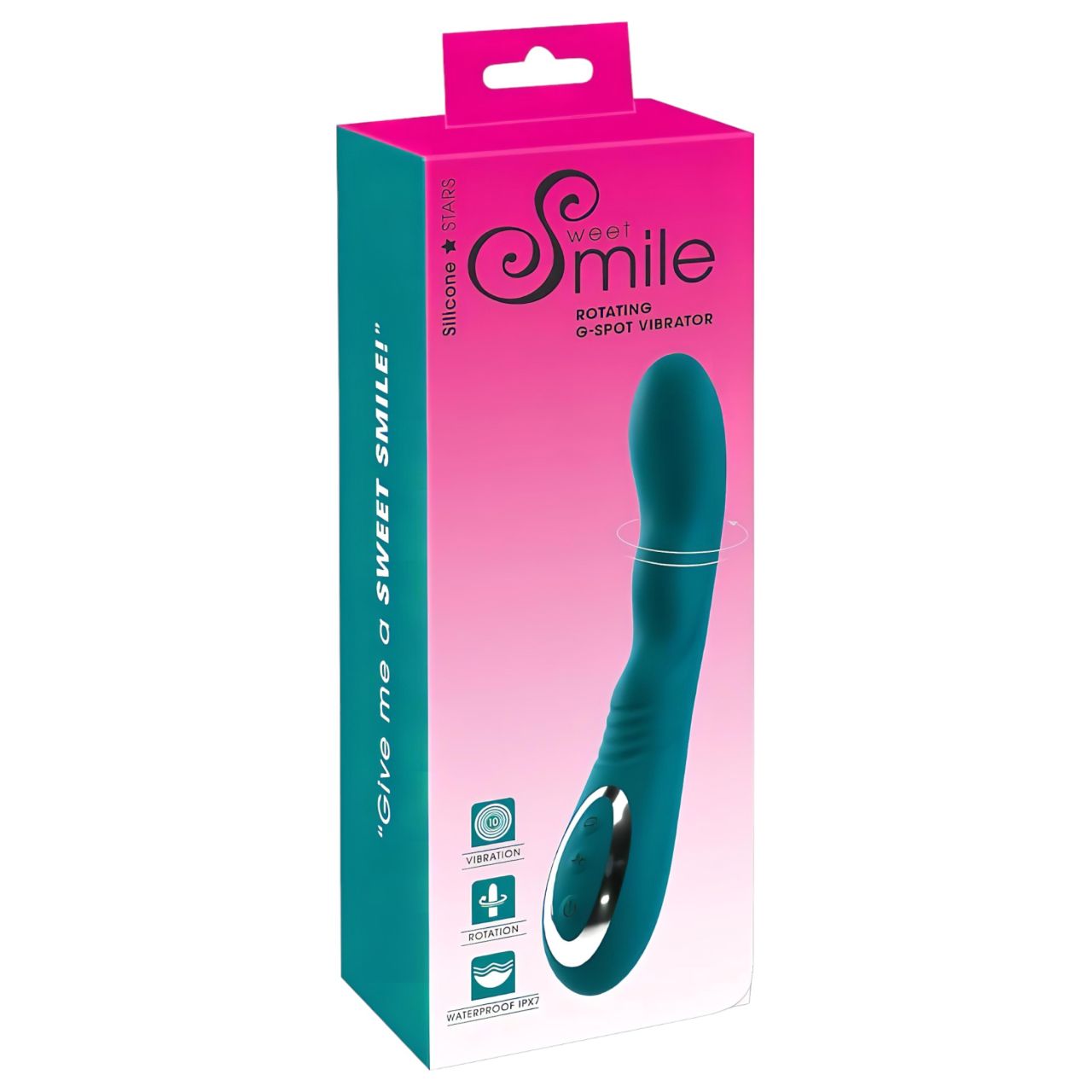 SMILE - akkus, vízálló forgó G-pont vibrátor (zöld) SMILE - akkus, vízálló forgó G-pont vibrátor (zöld)