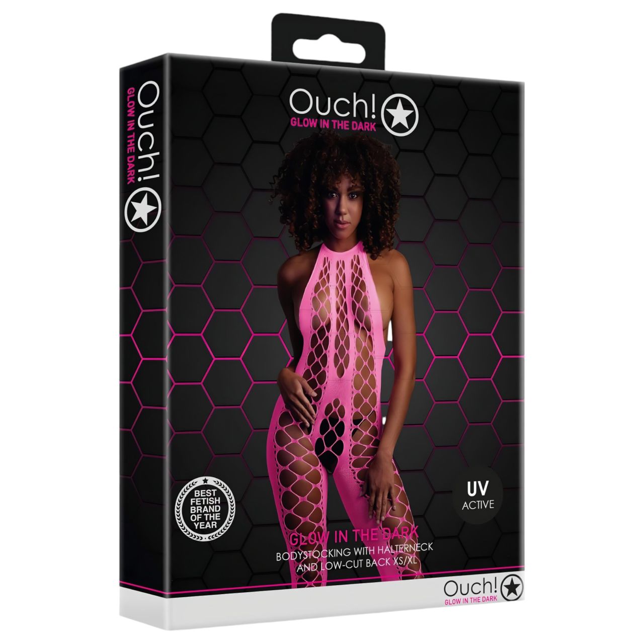 Ouch! - foszforeszkáló nyitott overál (pink) Ouch! - foszforeszkáló nyitott overál (pink)