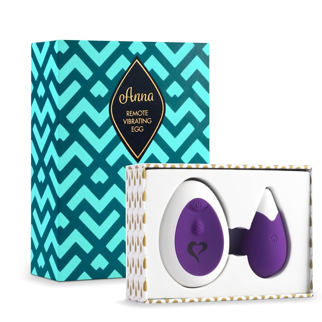 FEELZTOYS Anna - akkus, rádiós vibrációs tojás (lila) FEELZTOYS Anna - akkus, rádiós vibrációs tojás (lila)