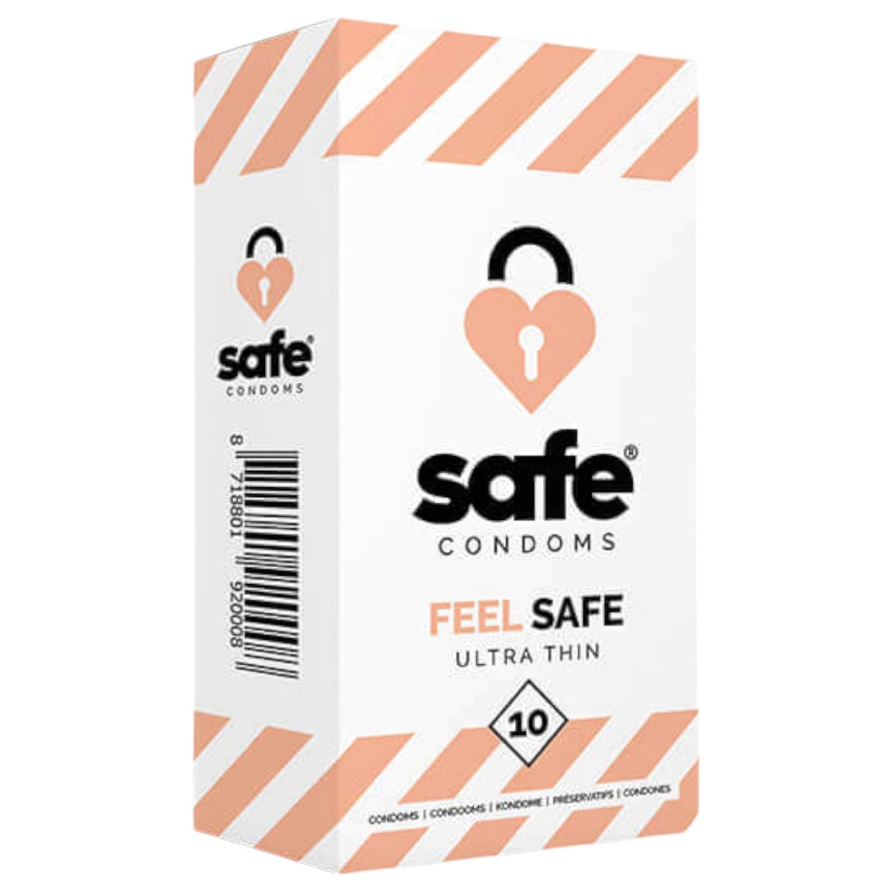 SAFE Feel Safe - vékony óvszer (10db) SAFE Feel Safe - vékony óvszer (10db)