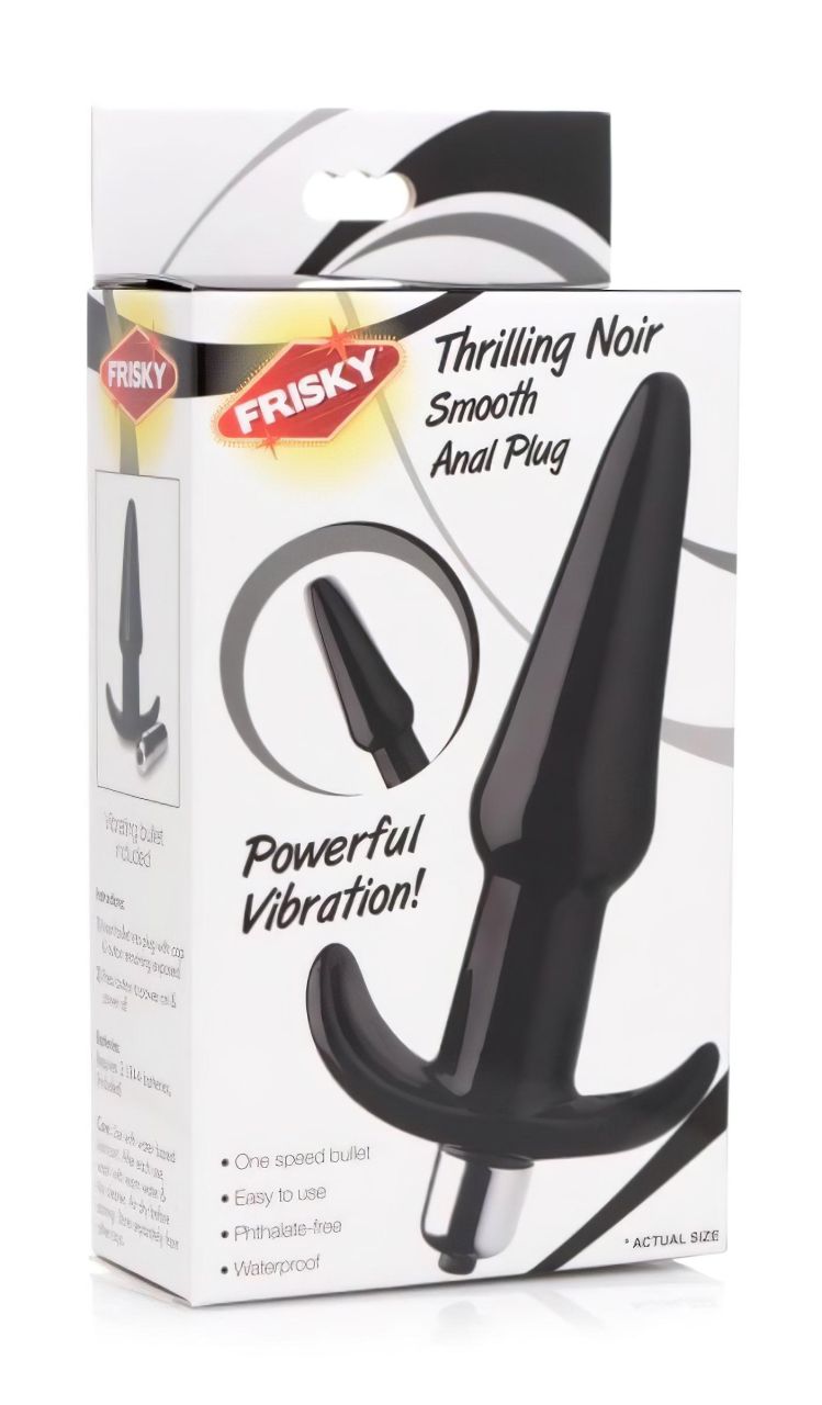 Frisky Smooth - anál vibrátor (fekete) Frisky Smooth - anál vibrátor (fekete)