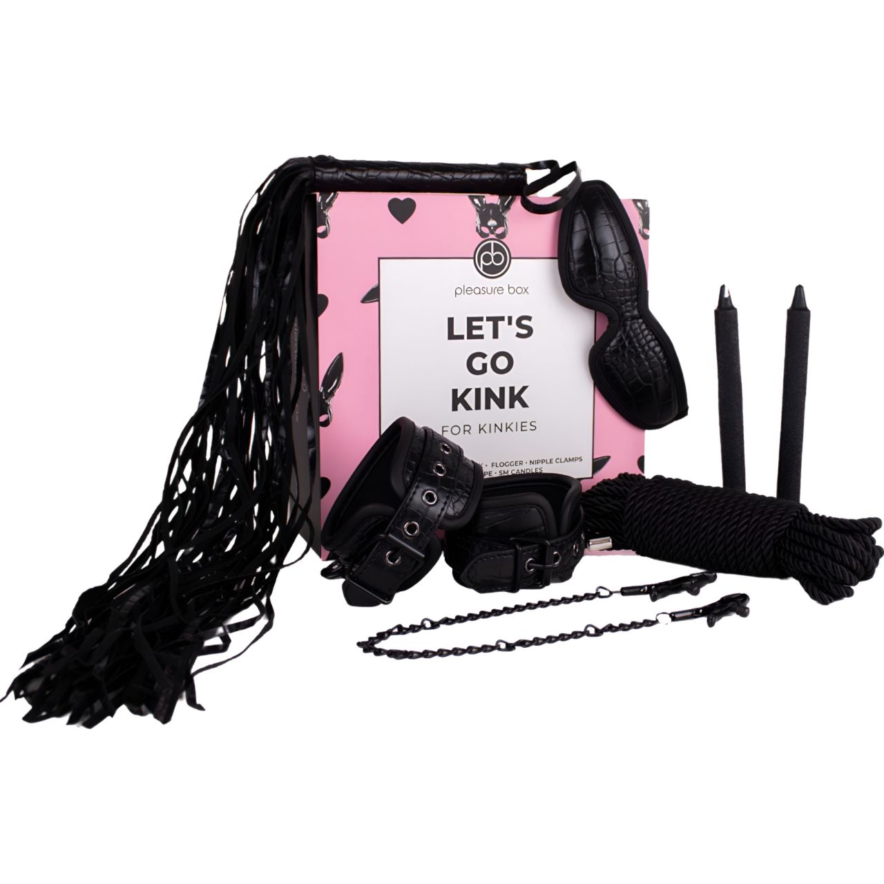 Pleasure Box Let's Go Kink - kötöző szett - 6 részes Pleasure Box Let's Go Kink - kötöző szett - 6 részes
