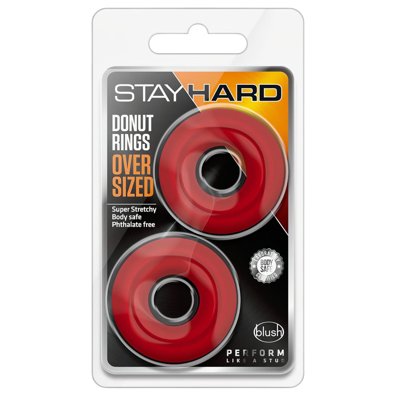 Stay Hard Donuts - péniszgyűrű szett (piros) Stay Hard Donuts - péniszgyűrű szett (piros)